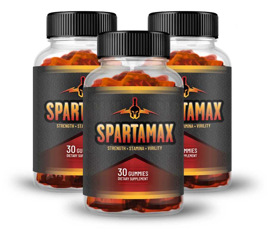 A trio of Medmaximus gummy bottles